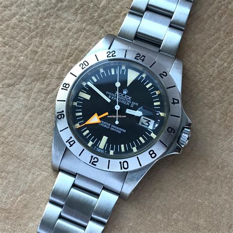 rolex explorer ii 1655 black dial|rolex 1655 for sale.